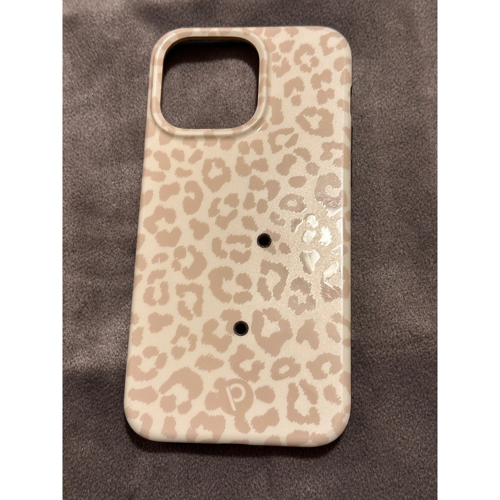 Loopy Case "Lefty" iPhone 15 Pro Max Leopard Print Cover Tan